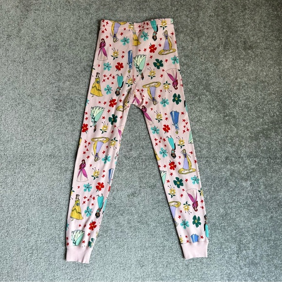 Hanna Andersson Disney Princess Long John Organic Cotton Pajamas Set, Size 6-7 - Picture 6 of 8